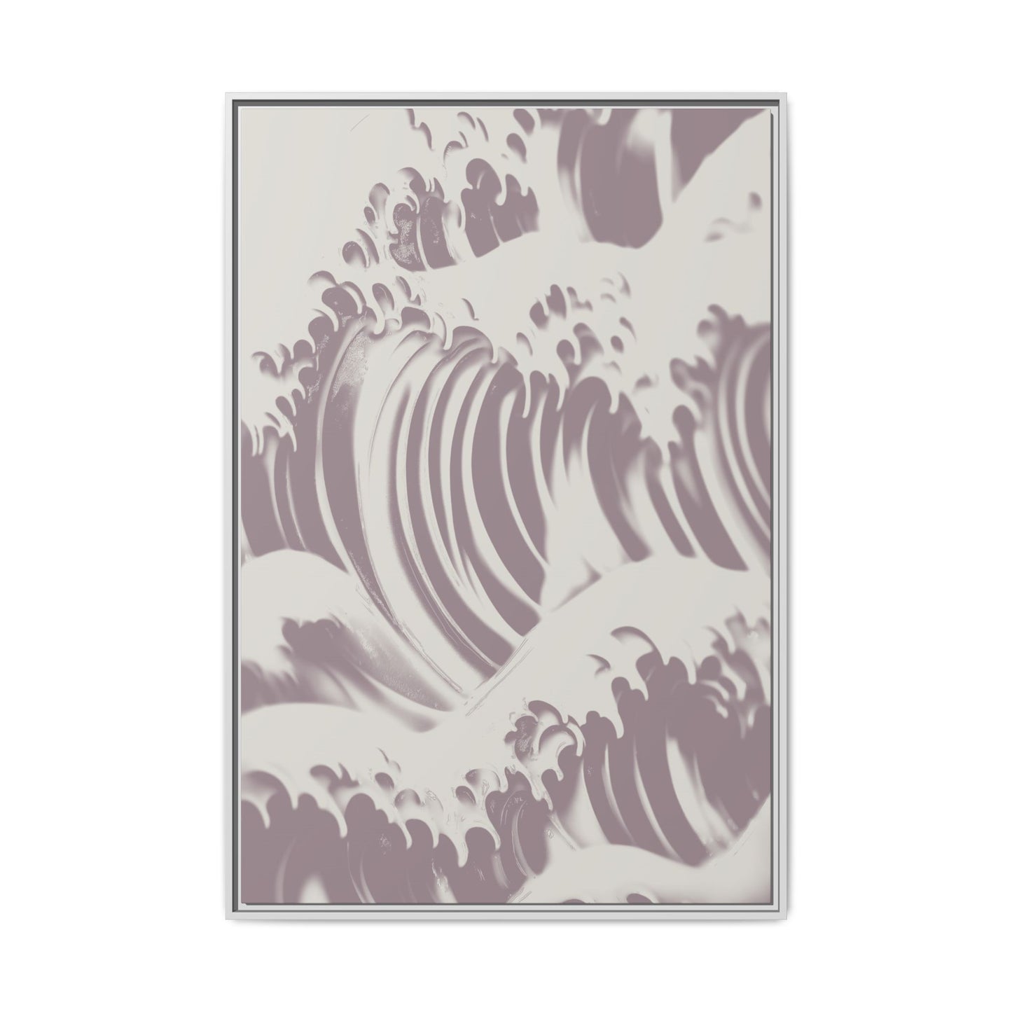 Eastern Crest - Purple Haze - Framed Canvas