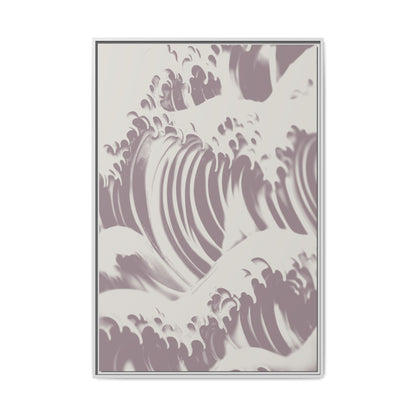 Eastern Crest - Purple Haze - Framed Canvas