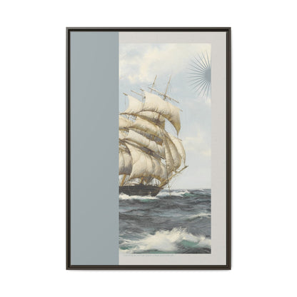 High Seas - MDRN ANTQ - Framed Canvas