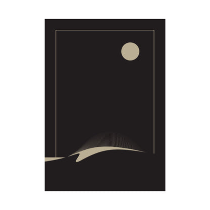 Night Wave 2 - Black - Fine Art Print