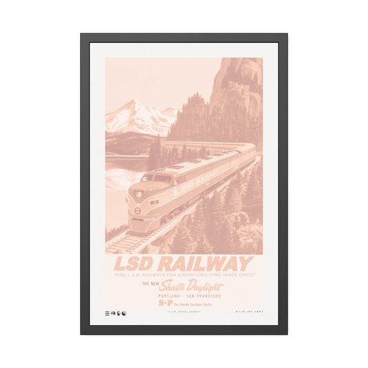 Rails - L.S.D. Travel - Dusk - Framed Print