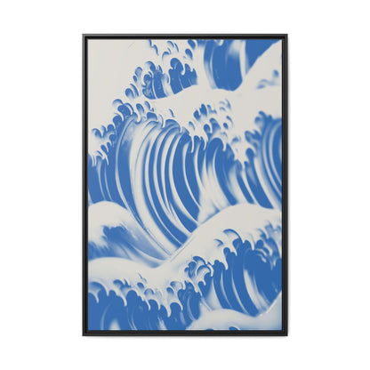 Eastern Crest - Royal - Framed Canvas