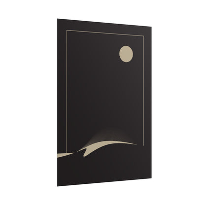 Night Wave 2 - Black - Fine Art Print