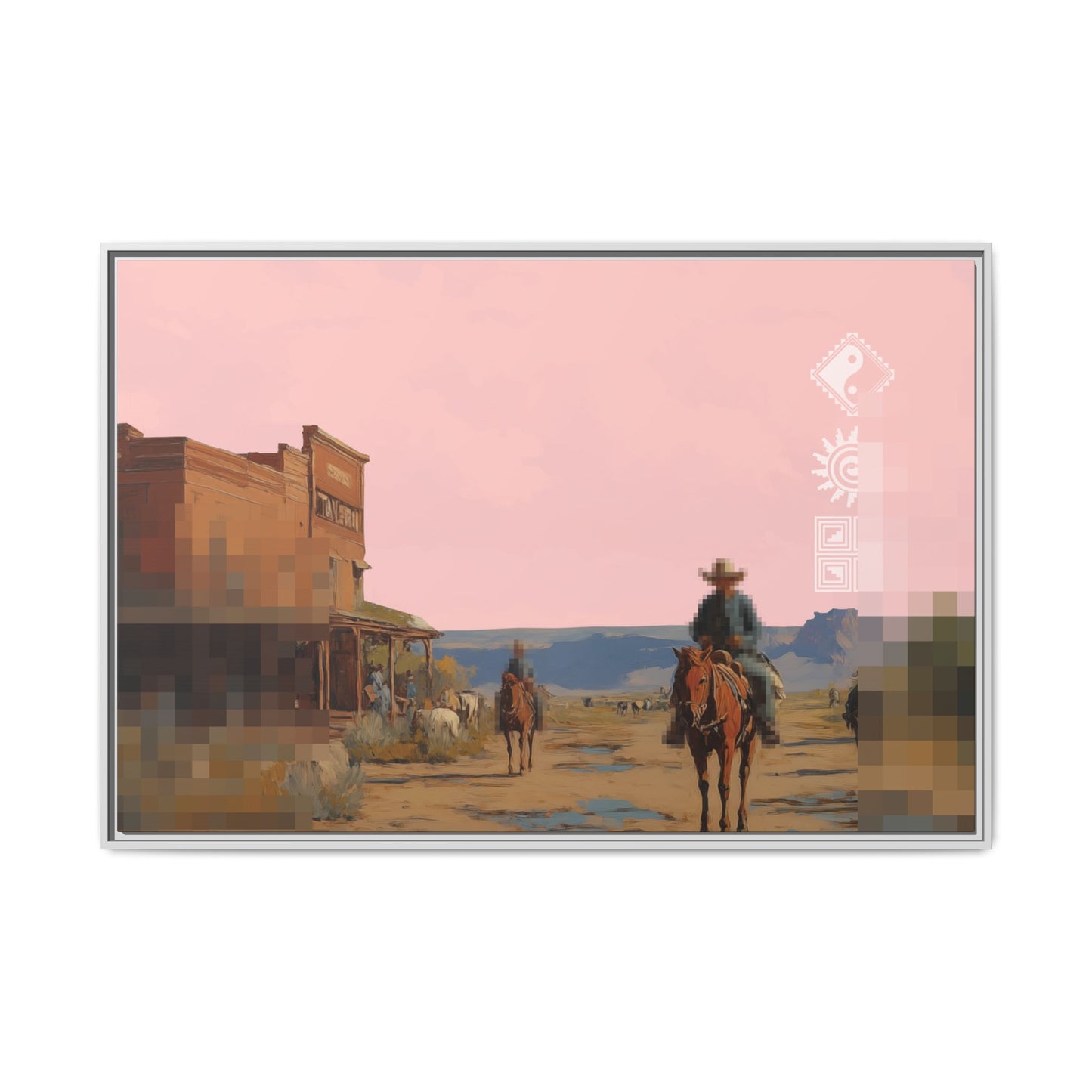 Tavern - MDRN ANTQ - Framed Canvas