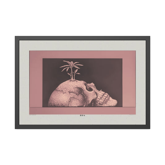 Keep Growing - Blush - Framed Print