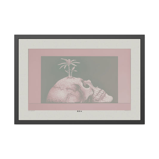 Keep Growing - Sage - Framed Print