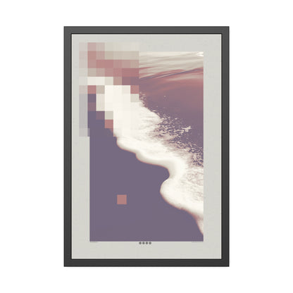 Washed 1 - Purple Haze - Framed Print