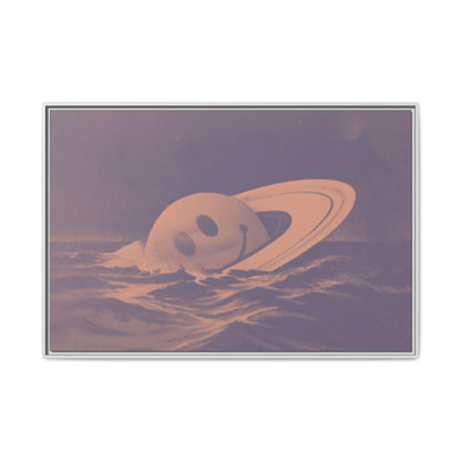 Everything Is Fine - Purple Haze - Framed Canvas