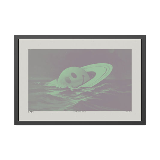 Everything Is Fine - Purple Haze - Framed Print