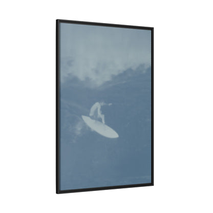 Gerry Cover Shot - Blue Haze - Framed Canvas