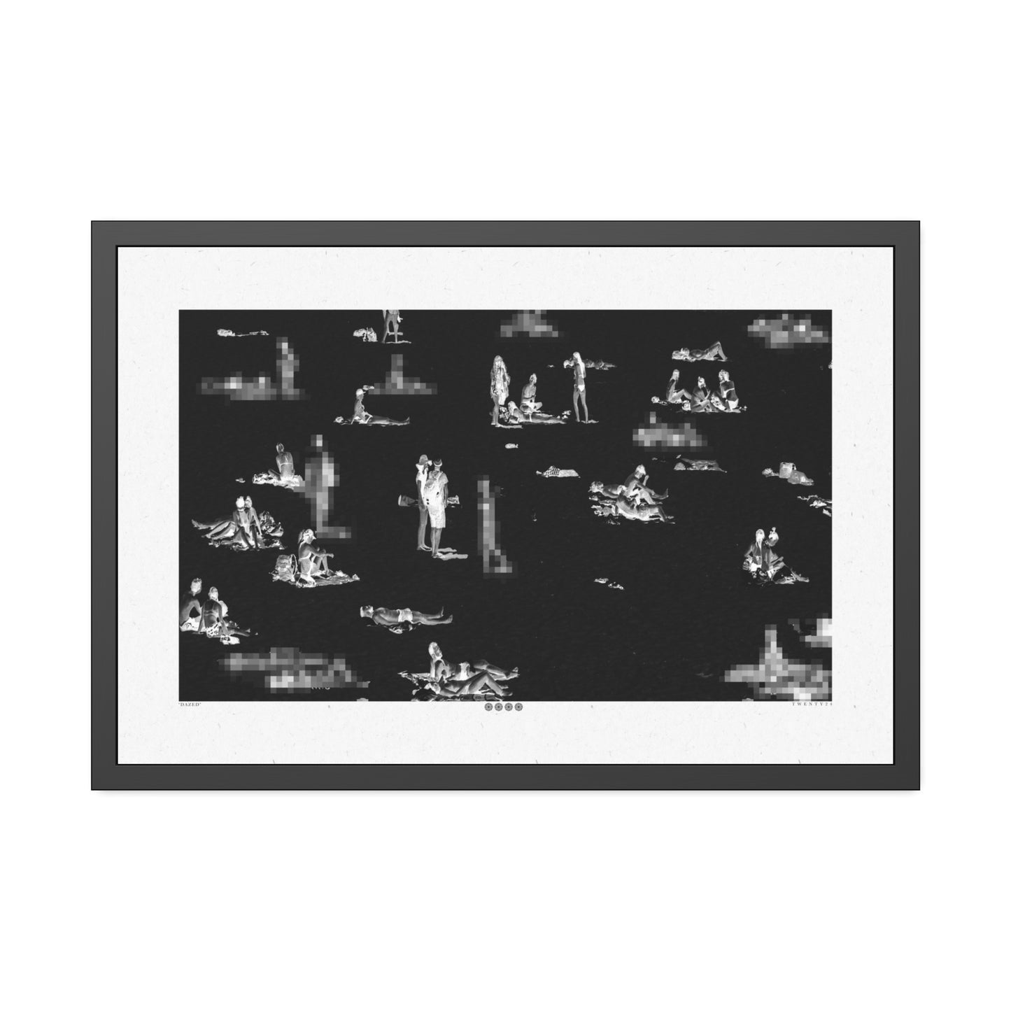Dazed - Night - Framed Print