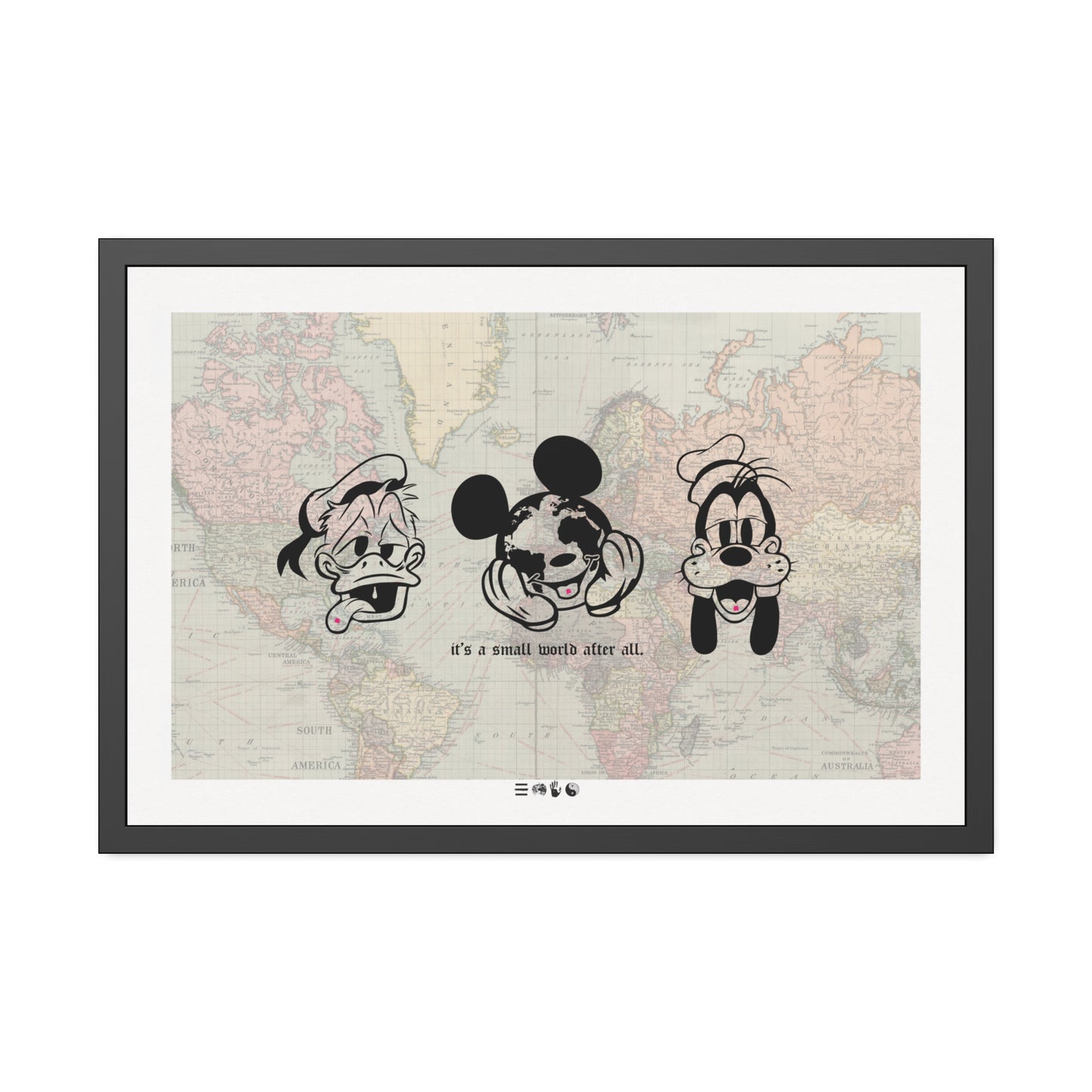 It's A Small World - 3 Amigos - Framed Print