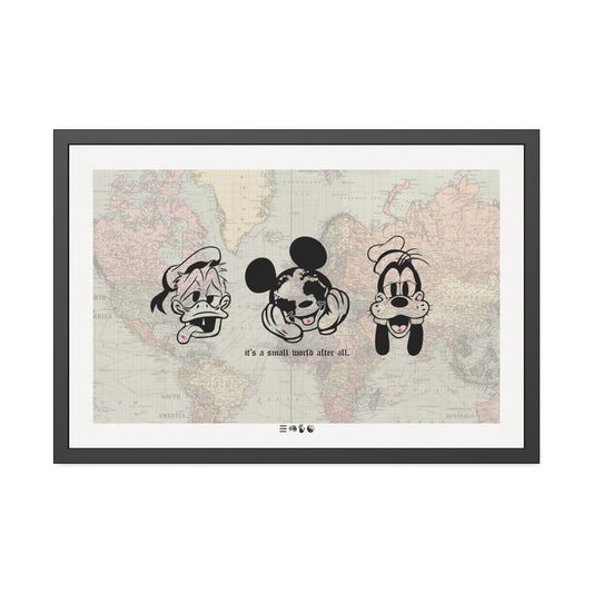 It's A Small World - 3 Amigos - Framed Print