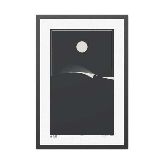 Peel 2 - Night - Framed Print