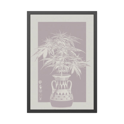 Legalize Mother Nature - Purple Haze - Framed Print