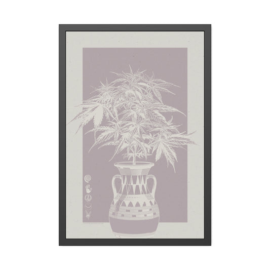 Legalize Mother Nature - Purple Haze - Framed Print