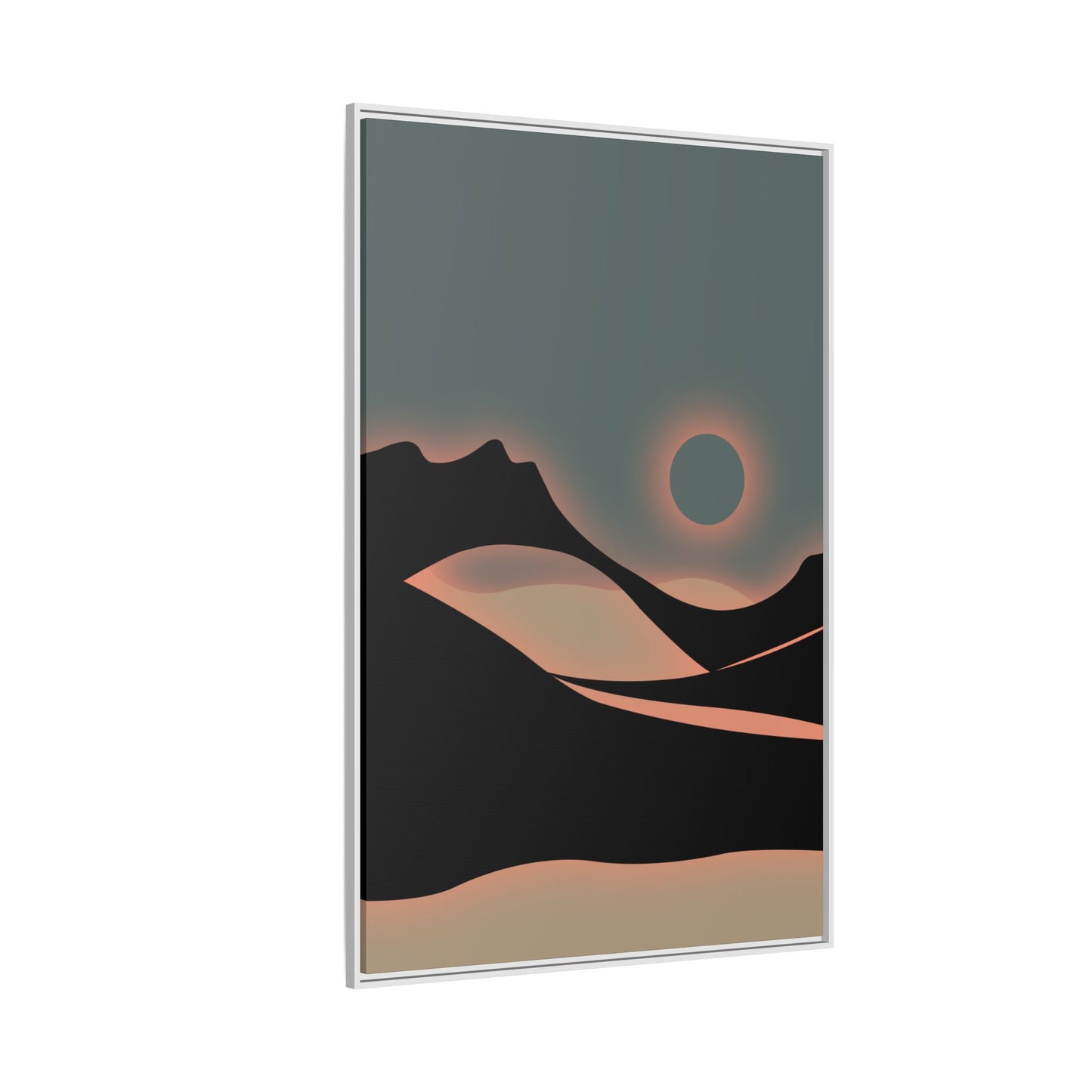 Copy of Arch - Green Haze - Framed Canvas