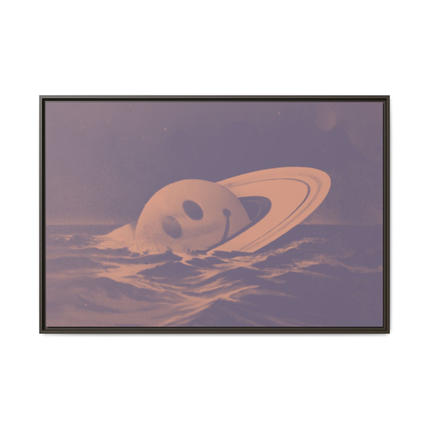 Everything Is Fine - Purple Haze - Framed Canvas