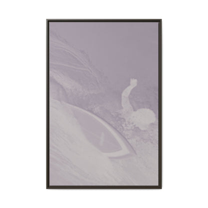 Buttons Cover Shot - Purple Haze - Framed Canvas