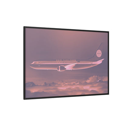 L.S.D. Airlines - Dusk - XL Framed Canvas
