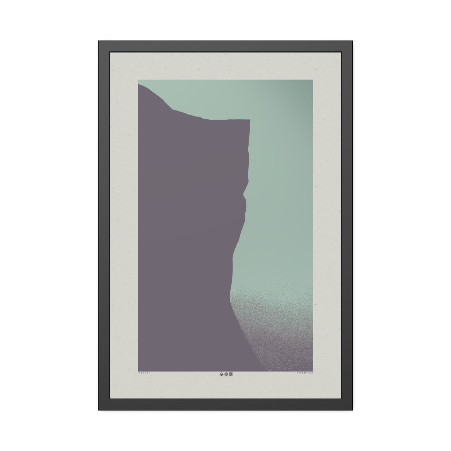 Ledge - Purple Haze - Framed Print