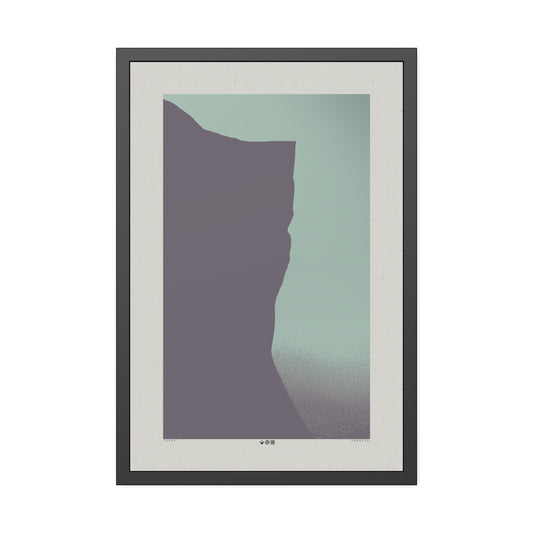 Ledge - Purple Haze - Framed Print
