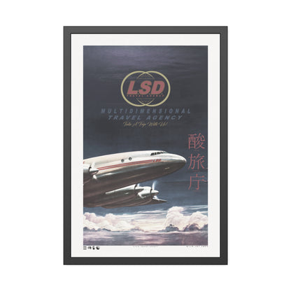 Take A Trip - L.S.D. Travel - Framed Print
