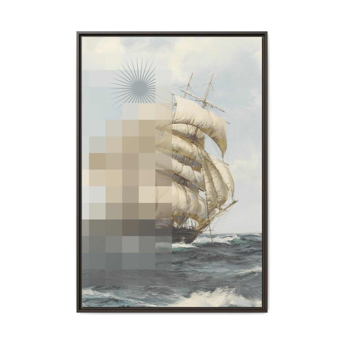 High Seas- Framed Canvas