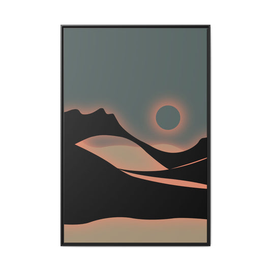 Copy of Arch - Green Haze - Framed Canvas