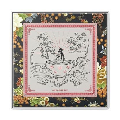 Miso - Take Out - Framed Canvas