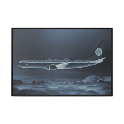 L.S.D. Airlines - Midnight - XL Framed Canvas