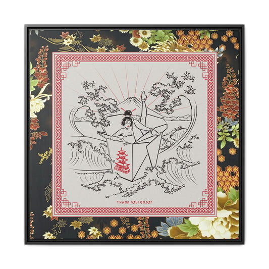 Pagoda - Take Out - Framed Canvas