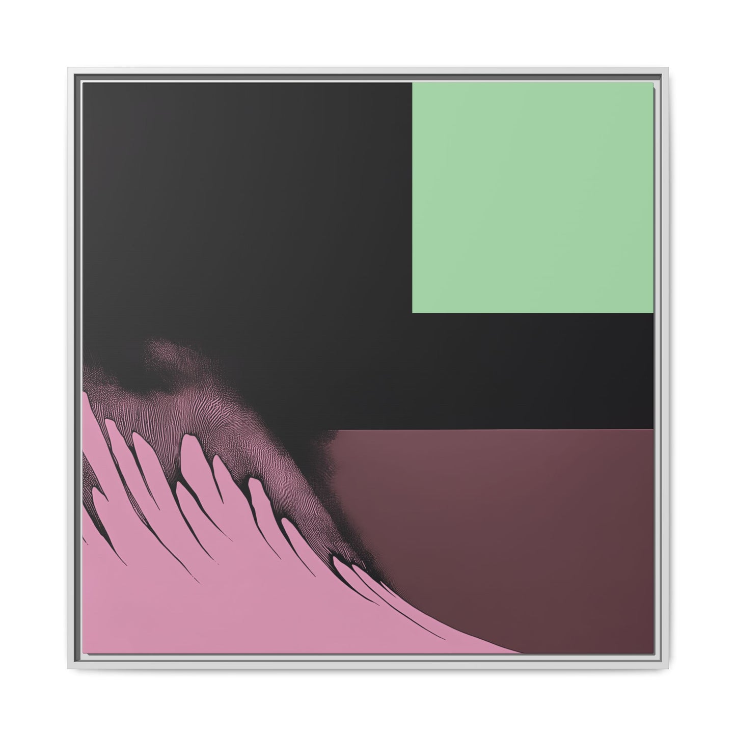 Scware - Pink Haze - Framed Canvas