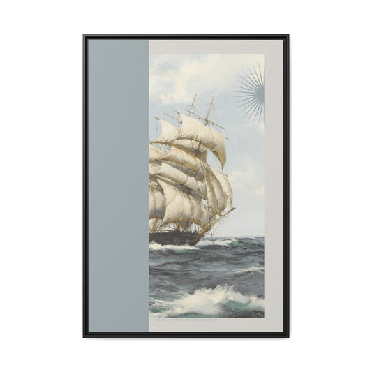 High Seas - MDRN ANTQ - Framed Canvas