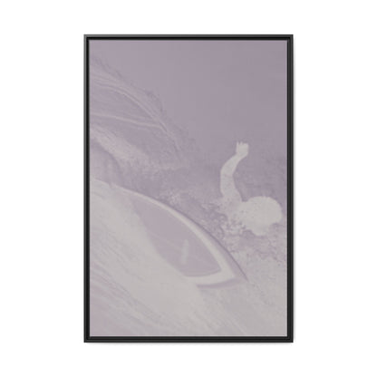 Buttons Cover Shot - Purple Haze - Framed Canvas