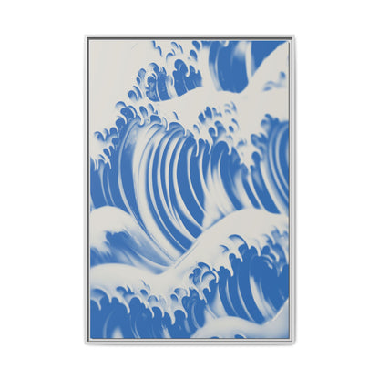 Eastern Crest - Royal - Framed Canvas