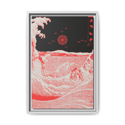 Back Wash - Framed Canvas