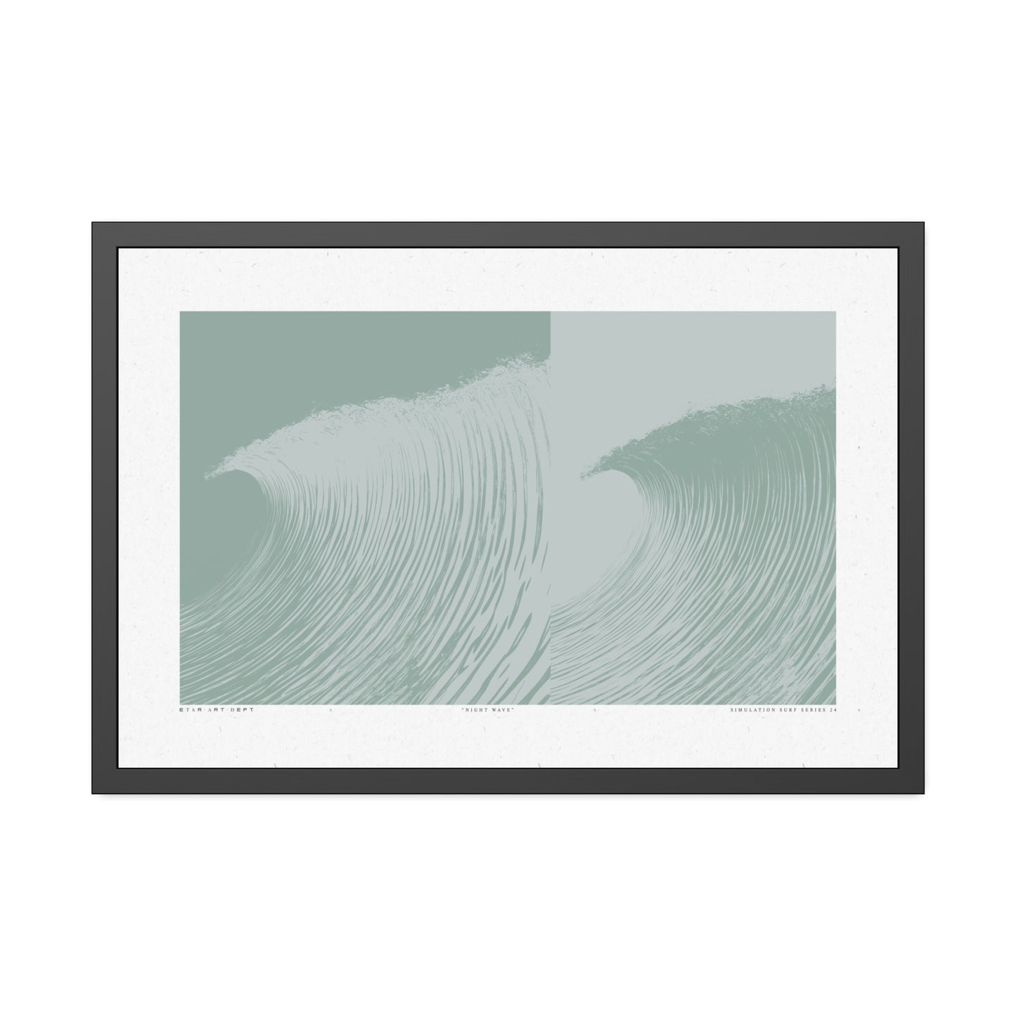 Night Wave 5 - Dusk - Framed Print