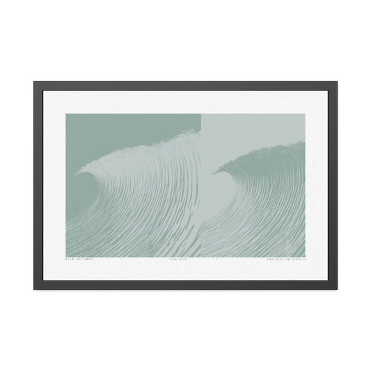Night Wave 5 - Dusk - Framed Print