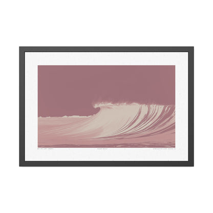 Night Wave 2 - Burnt - Framed Print