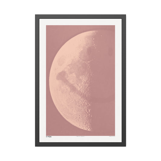 Hello Moon - Dusk - Framed Print