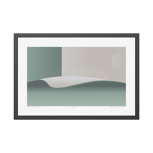 Cylinders 2 - Foam - Framed Print