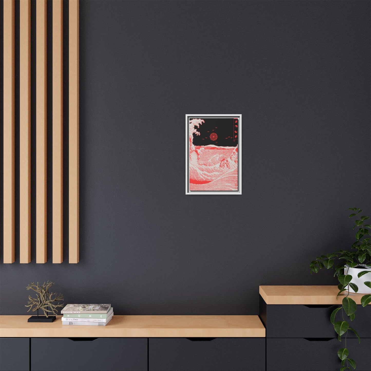 Back Wash - Framed Canvas