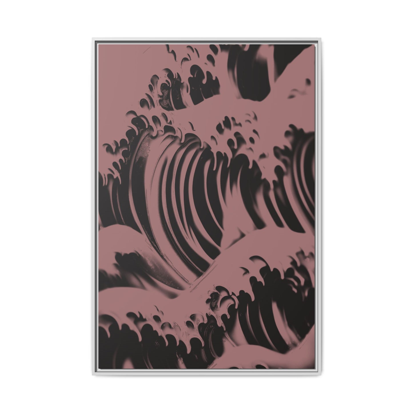 Eastern Crest - Rose - Framed Canvas