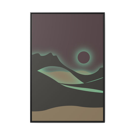 Arch - Merlot - Framed Canvas