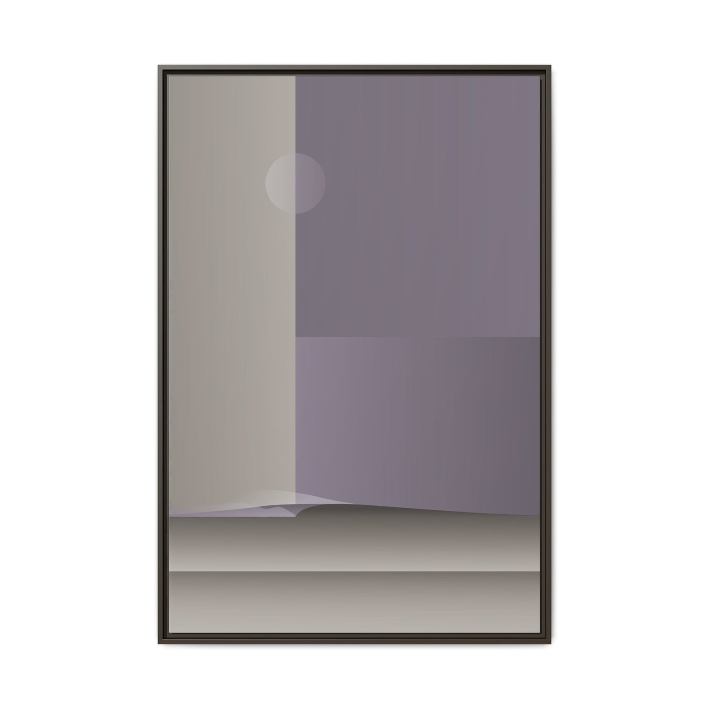 Runner - Purple Haze - Framed Canvas