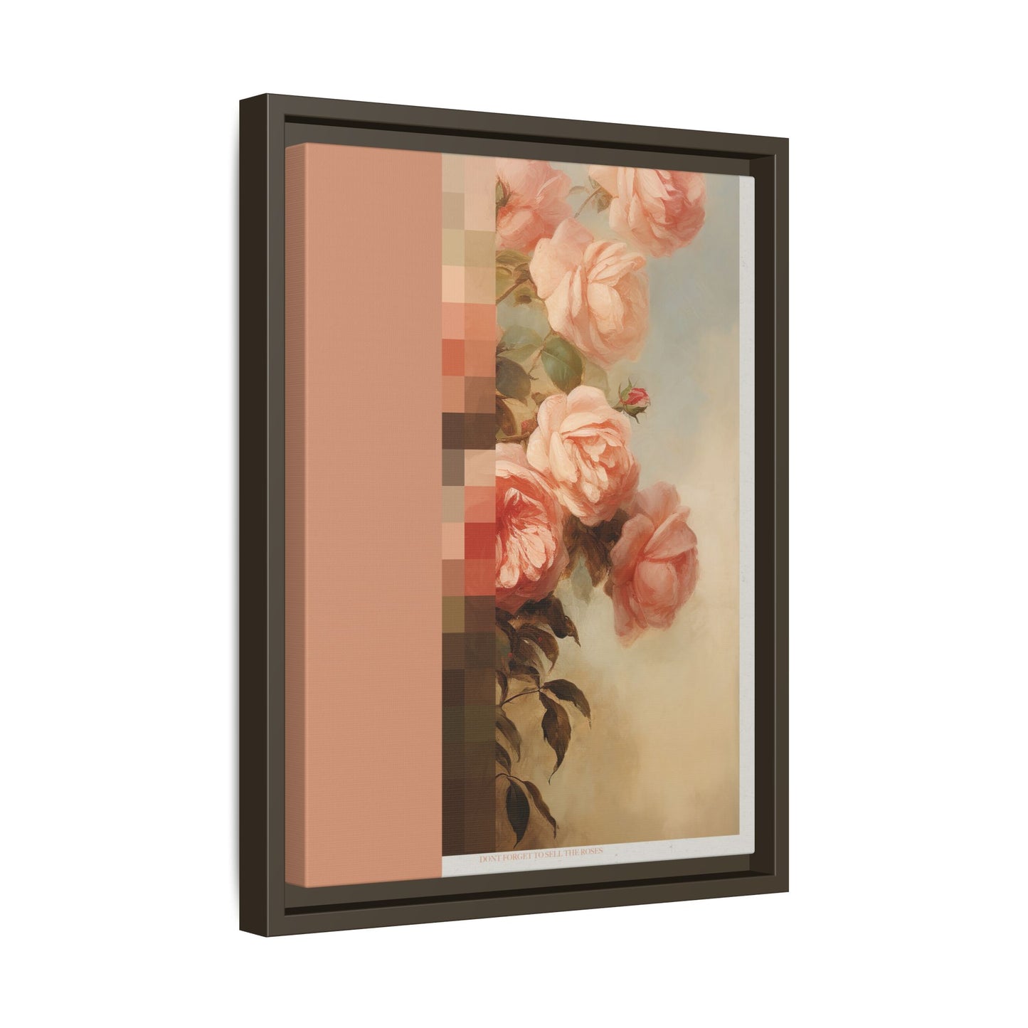 Rose Bloom - MDRN ANTQ - Framed Canvas