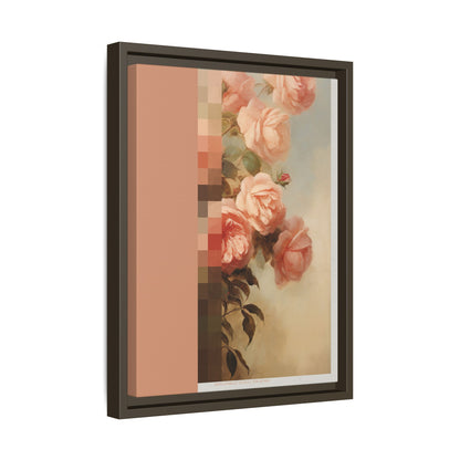 Rose Bloom - MDRN ANTQ - Framed Canvas