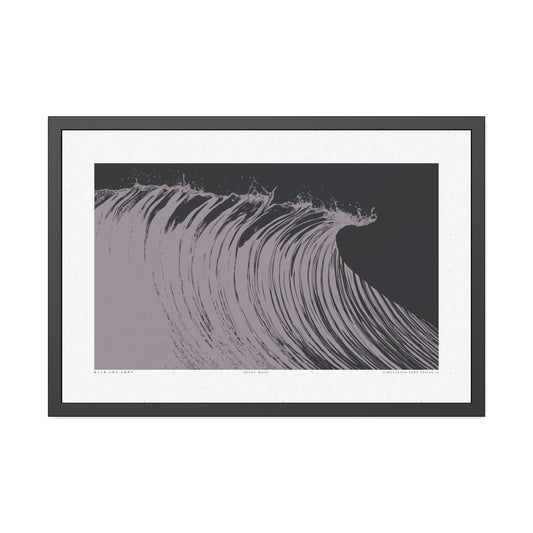 Night Wave - Purple Haze - Framed Print