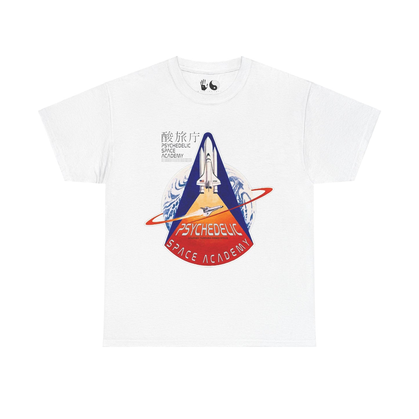 Blast Off Psychedelic Space Academy - T Shirt